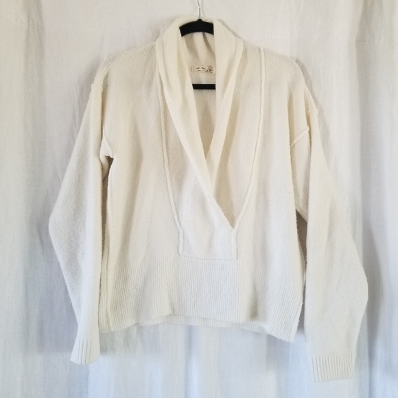 We The Free | Pullover Wrap Top Sweater - Picture 1 of 8